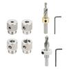 Stainless Steel Bushing Guides For Aluminum Extrusion Drilling 6-14mm Size With Friction Reducing Step Design