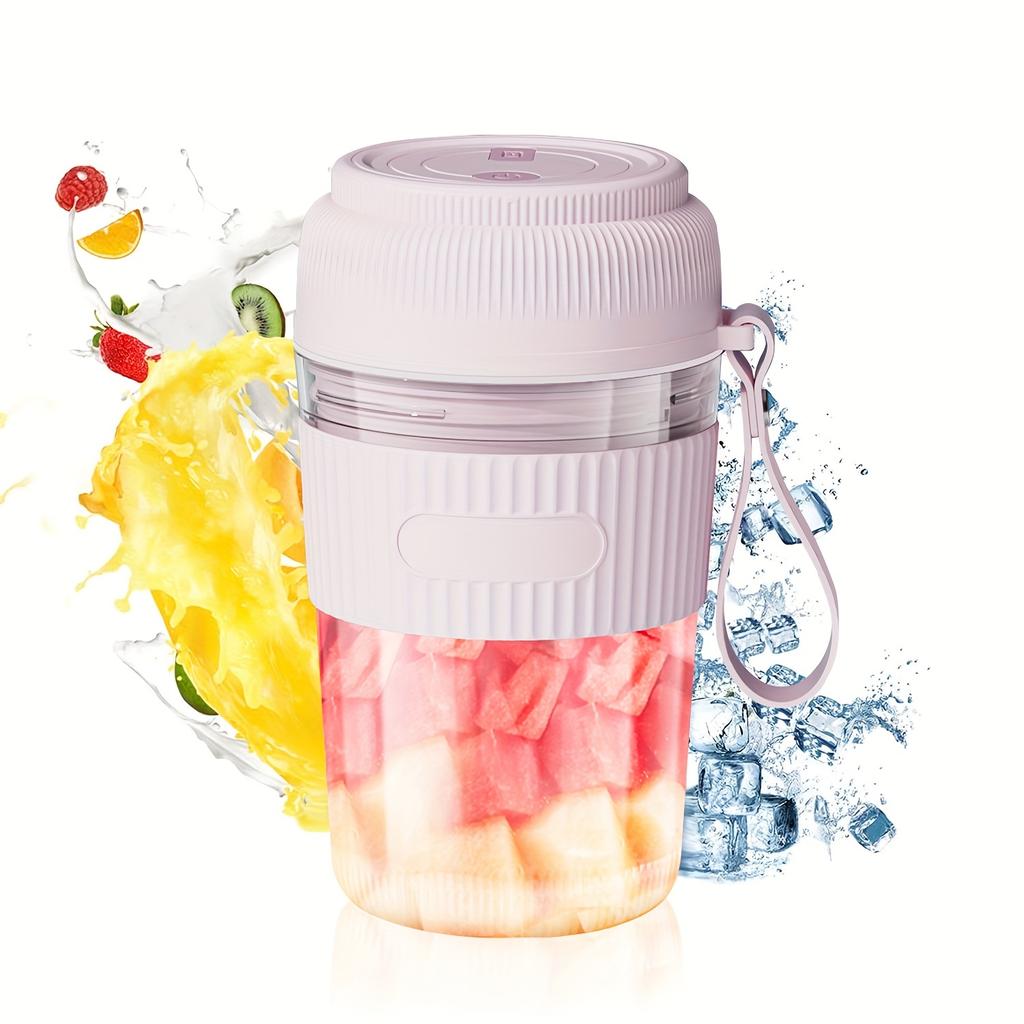 Bezprzewodowy przenośny blender, 10-ostrzowy mini blender do soków z ładowaniem USB do koktajli owocowych, mini kubki do soków warzywnych