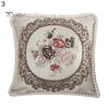 For Living Room Pillowslip Embroidery Pattern Car Interior Ornaments Silk Satin Sofa Couch Cushion Cover