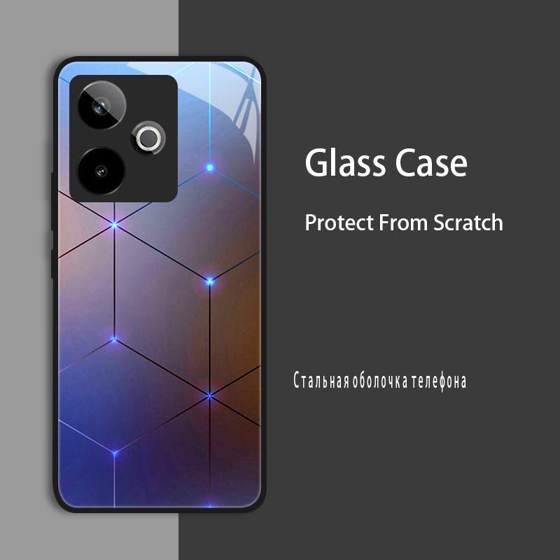 Etui na Realme GT7 5G RMX5061 Etui ze szkła hartowanego Twarda obudowa Dla Realme GT 7 Pro GT7 T RealmeGT 7T Etui ochronne Luksusowa Capa