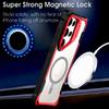 Luxury Transparent Shockproof Armor Case For Samsung Galaxy S25 S24 Ultra Plus Edge S25Ultra Magsafe Wireless Charge Stand Cover
