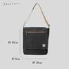 Hanpu Koubou Shoulder Bag for Men and A4 3X57 (Canvas Workshop) Women, Canvas, Crossbody, Size, (Black)