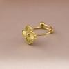 Stainless Steel Light Luxury Five-Leaf Clover Adjustable Titanium Steel Ring