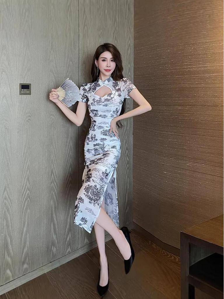 Elegant Summer Slimming Qipao - New China Style