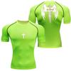 Magliette a Compressione Asciugatura Rapida Faccia Tesa, Magliette Sportive per Fitness all'Aperto, Traspiranti Leggere per Corsa Fitness, Sport, Ecc