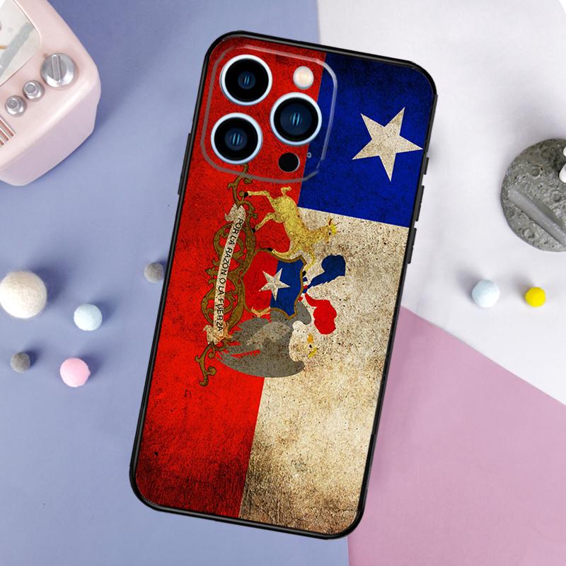 

Chile Flag Silicone Phone Case For iPhone 17 Air 17Pro 17 Pro Max Soft Full Cover Shell iPhone 17 Pro