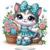 DIY 2D Flat Acrylic Table Top Diamond Painting Ornament Kits Single Side 24x22cm Desktop Diamond Art Kits for Adults Home Decor