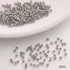 Stainless Steel Smooth Round Spacer Beads for Handmade DIY Bracelets & Necklaces