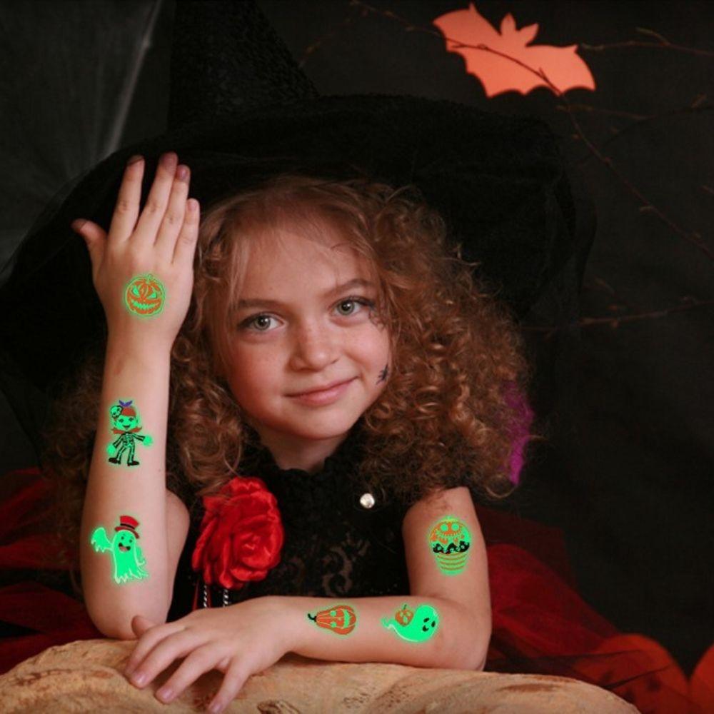 Body Glowing In Dark Disposabl Tattoo Party Decorations Luminous Tattoo Sticker Temporary Tattoo