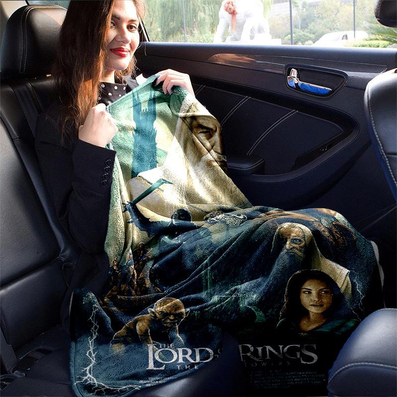 Lord of the Rings: The Two Towers - Poster PrintPrint Blanket, Soft Blanket For Sofa Office Bed And Travelling Daughter Birthday Gift esj375