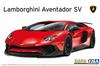 Aoshima Bunka Kyozaisha The Supercar Series 2015 Lamborghini Aventador SV Plastic Model 1/24 No.11
