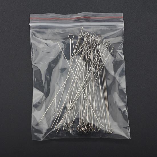 50Pcs Rotating Sequin Steel Wire DIY Modification Sturdy Anti-rust Wear-resistant Accessories Stainless Steel Spinnerbait Fly Hook Wire Long Needle