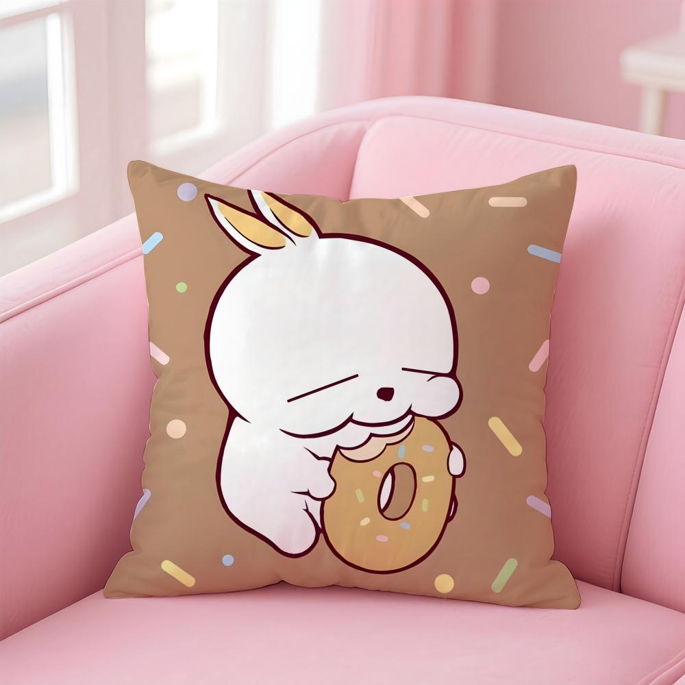 Cartoon M-MASHIMARO Cushion Cover Home & Car Multi-Scene Pillow Cover - Reversible, Soft & Durable for Daily Use