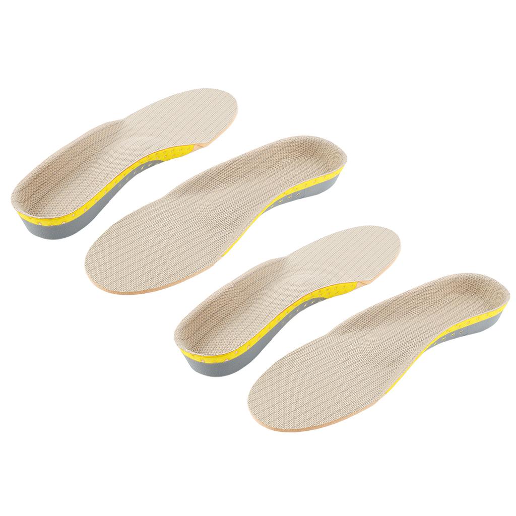 2 Perechi Branțuri Pantofi Greutate Ușoară Respirabile Tampoane Pantofi Corecție Picioare Plate Tălpi EVA Branțuri de Alinare pentru Mers pe Jos Alergare