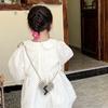 Trendy Mini Children's Crossbody Bag With Adorable Pearl Heart Design For Girls