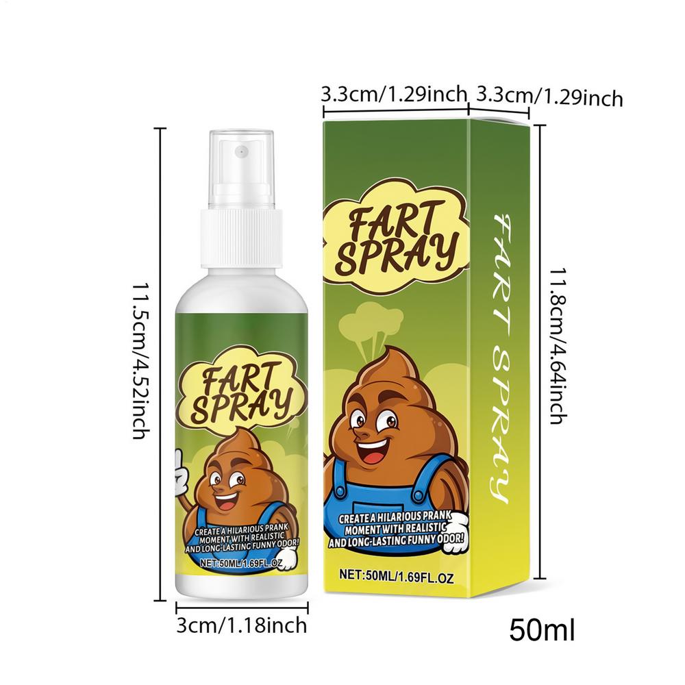 Fart Spray Prank 50ml Pranks Game Hilarious Toy For Adults Kids Joke Party Supplies Ass-Smelly Stinky Gas Crap Gag Prank Funny