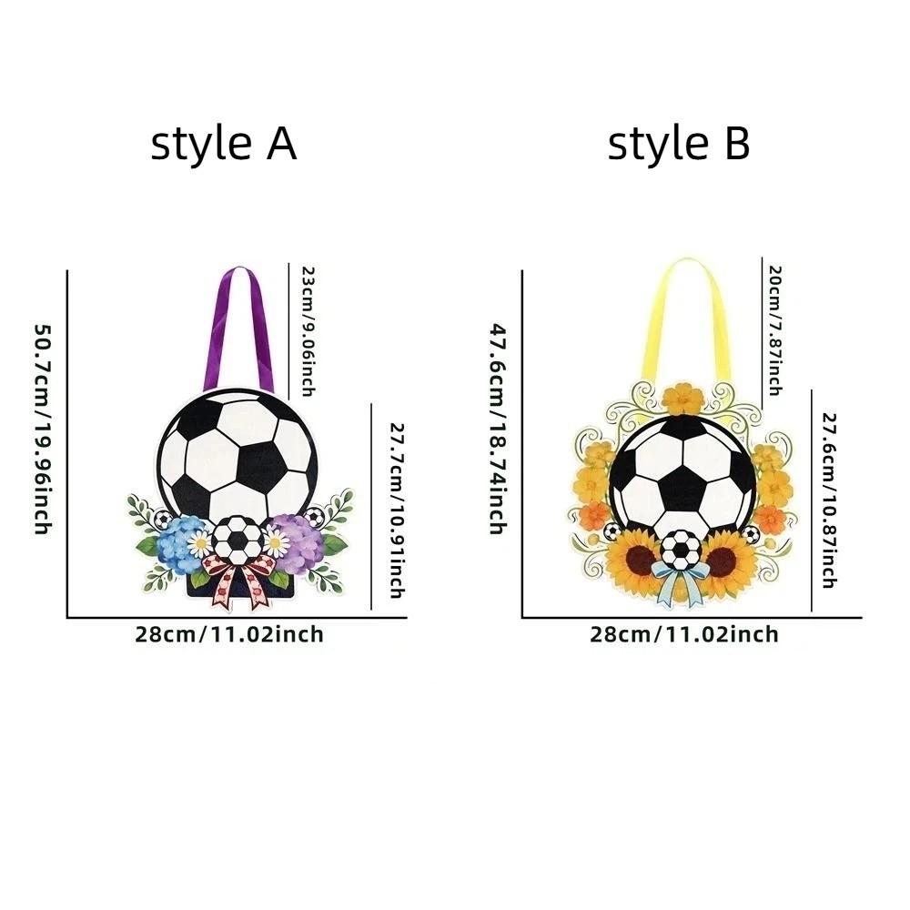 Handmade Soccer Themed Party Props Sunflower Flowers Home Decor Ornaments Fan Party