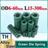 2pcs TH Heavy Load Die Mold Springs Green Compression Spring Outer Dia 6 8 10 12 14 16 18 20 22 25 27 30 35 40mm Length 20 - 300mm