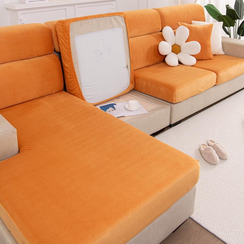 

Plush Thickened Sofa Cover All-Inclusive Universal Cover All Seasons Non-Slip Sofa Cover New Cover Cloth Hat 90*90cm