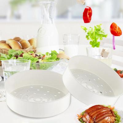 3L/5L Steamer Dish Drain Design Sturdy Good Toughness Universal Round Shape Rust Resistant Steamer Basket for Kitchen