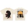 T-shirt Manches Courtes Hip Hop Rap The Weeknd Hommes et Femmes Marque Tendance Été Coton Lâche Oversize Streetwear Tendance pour Looks Quotidiens