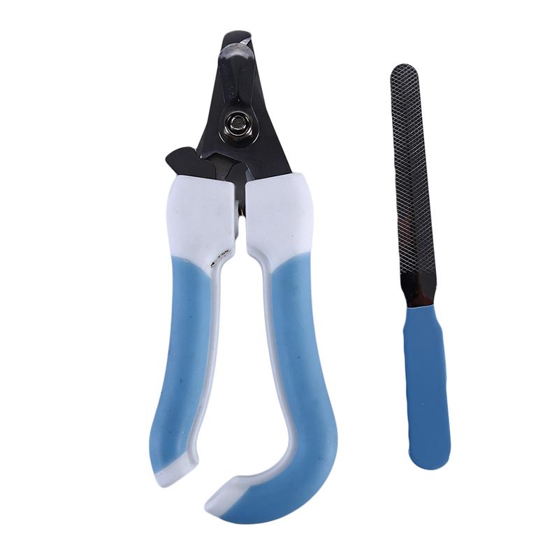 Buy Stainless Steel Dogs Cats Claw Clippers Cutter with Nail File Pet