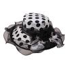 Polka dot flower bucket hat summer new travel vacation seaside sun hat versatile big brim basin hat