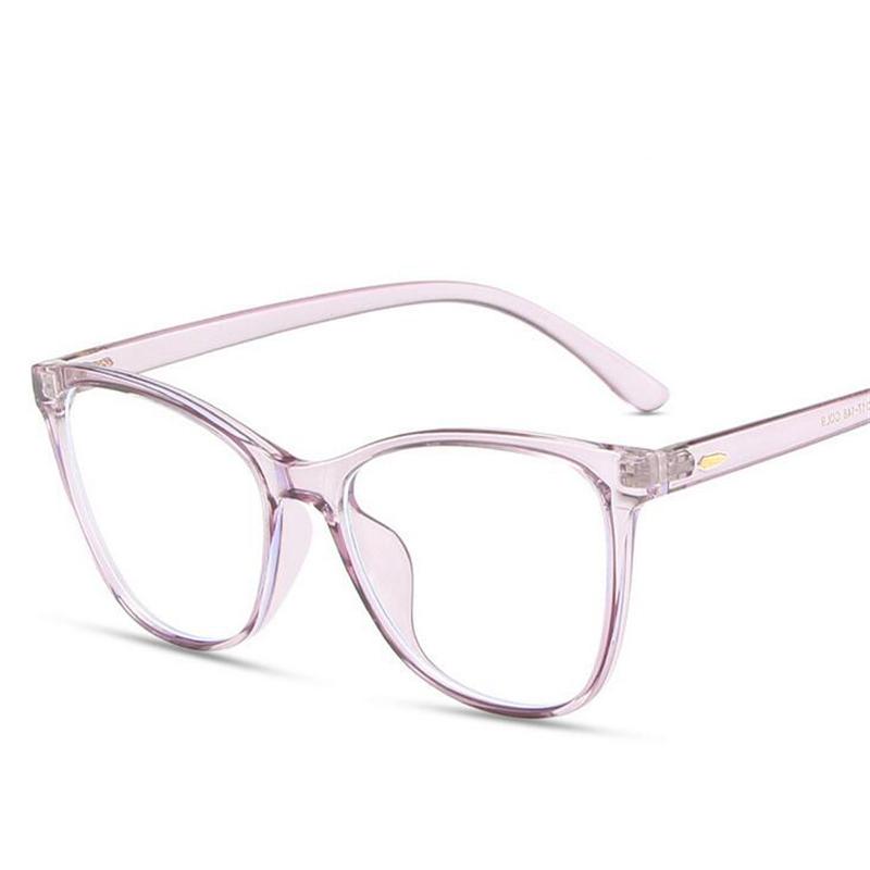 Rice Nail Frame Anti Blue Light Cat Eye Prescription Glasses For The Nearsighted  Optical Spectacles 0 -0.5 -0.75 To -6.0