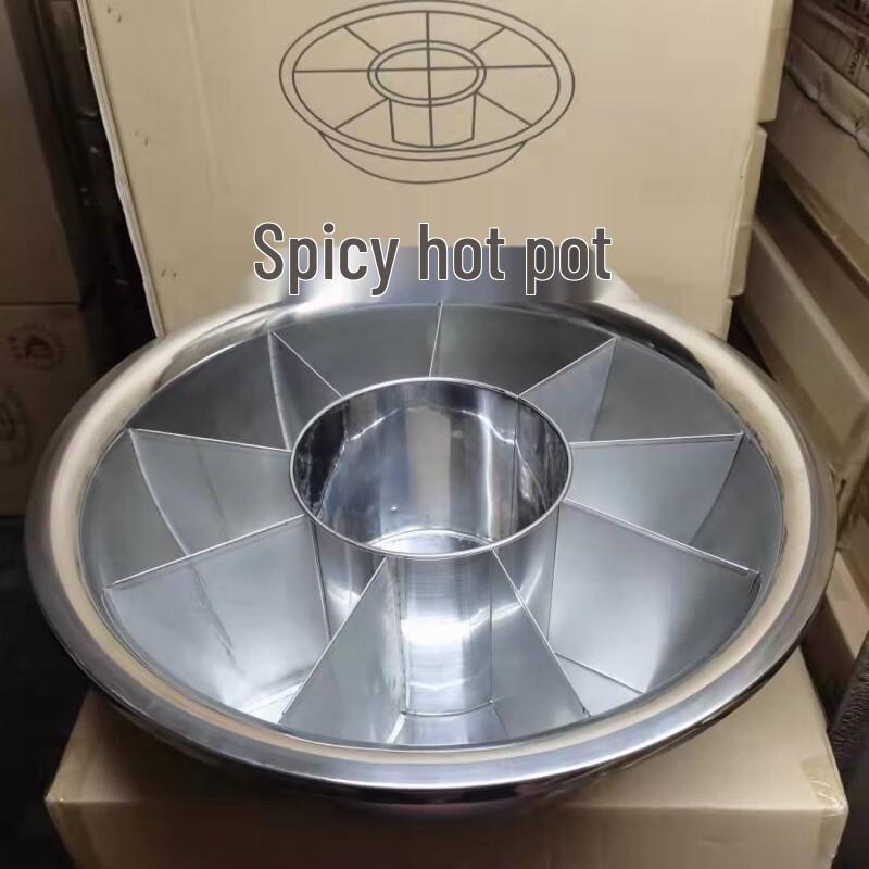 

45CM 8-Compartment Stainless Steel Hot Pot