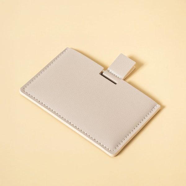 Etui Quadratischer Handspiegel Grau