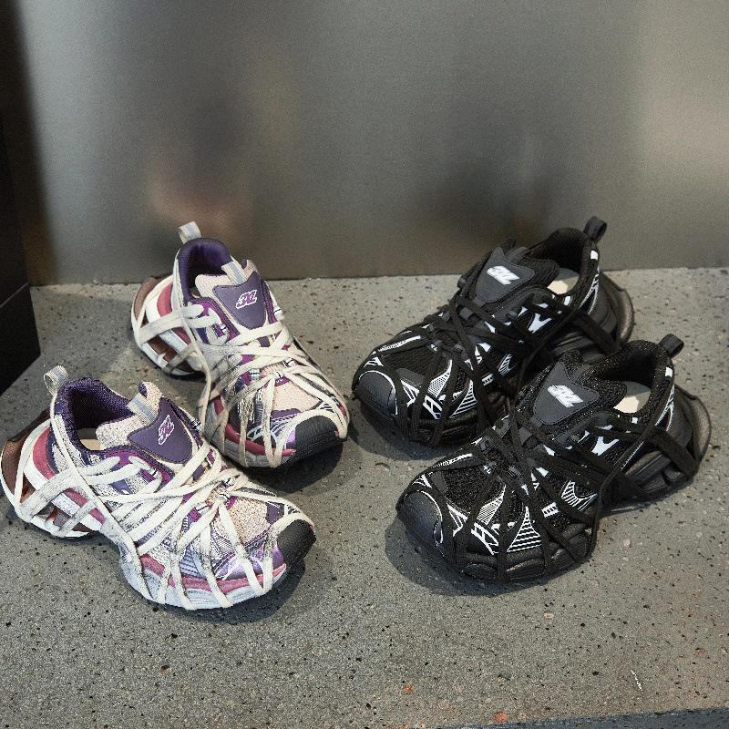 Μοντέρνα Unisex Dad Sneakers: Casual Παπούτσια Χαμηλού Προφίλ που Αυξάνουν το Ύψος με Χοντρές Σόλες για Άνοιξη & Καλοκαίρι