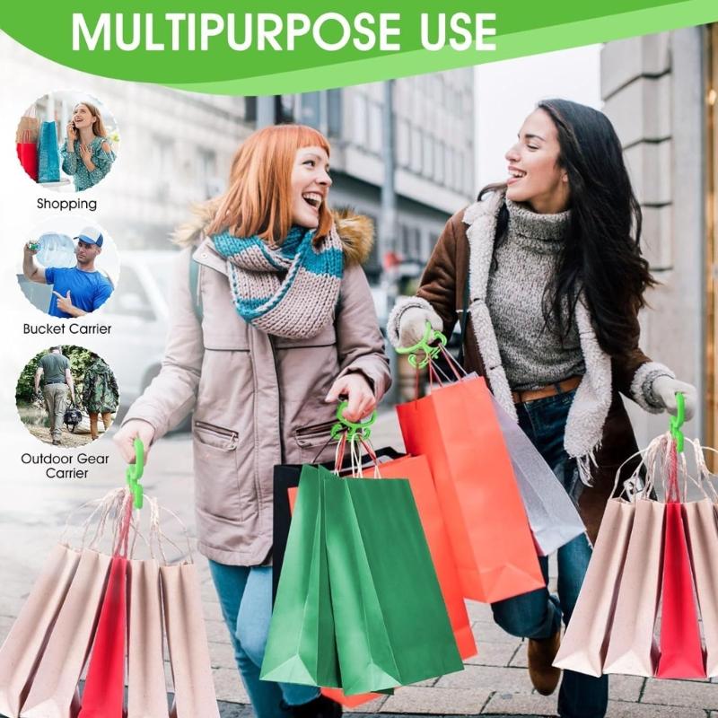 Universal Bag Holder Hook For Shopping Carts Strollers Plastic Materials HX6C