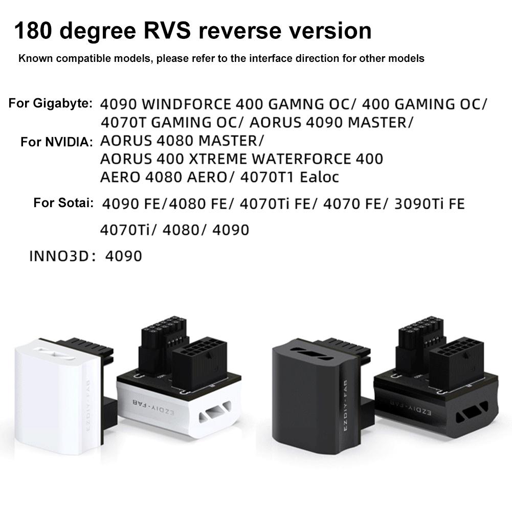ATX3.0 Power Connector STD/RVS 12VHRWR Graphics Card Power Interface PCI-E 5.0 16Pin 600W DIY for RTX 4090 4080 4070 Ti 3090 Ti
