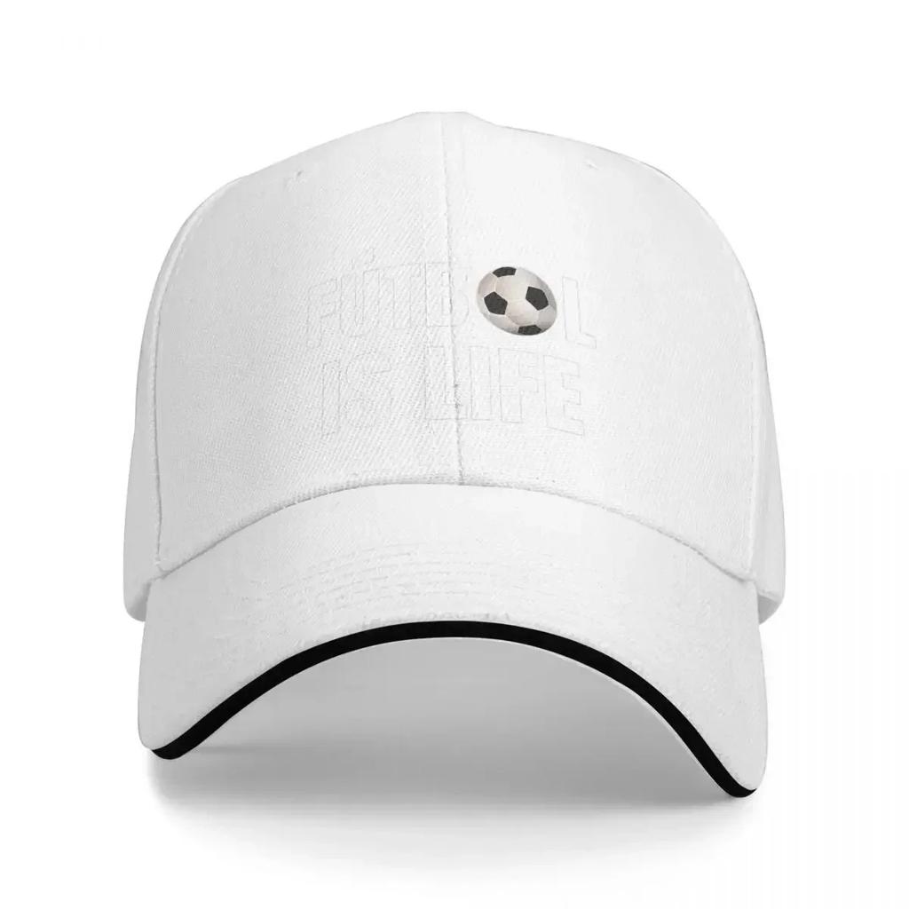 Futbol Is Life Soccer Lover Football Fan Cap Fashion Casual Baseball Caps Adjustable Hat Hip Hop Summer Unisex Baseball Hat