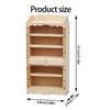 Solid Wood Mini Cabinet Model Dollhouses Accessories For Bedroom Kitchen Living Room Tiny House Decoration Photography Prop