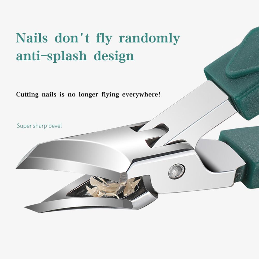 Xiaomi New Pointed-Nose, Beveled, Original Large-Opening Nail Clippers, Pointed-Nose Nail Cutters, Nail Trimmers, Household Pedicure Kn