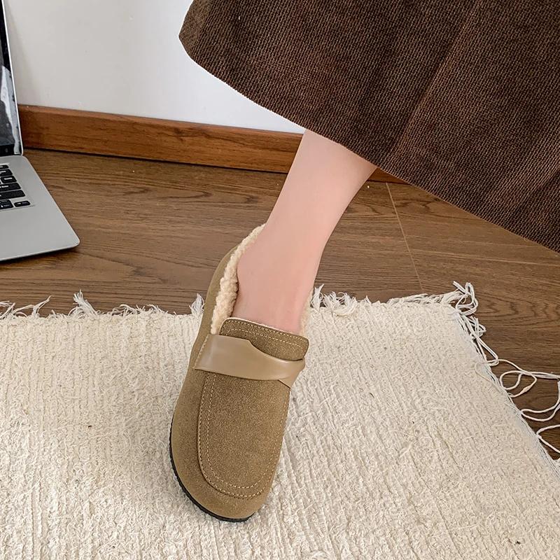 Warm Mother's Shoes Non-slip Soft Sole Middle-aged/Elderly Fashionable/Comfortable Snow Boots Women's Cotton Shoes