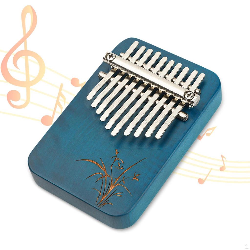 10 Note Wood Mbira Thumb Piano for Finger Play