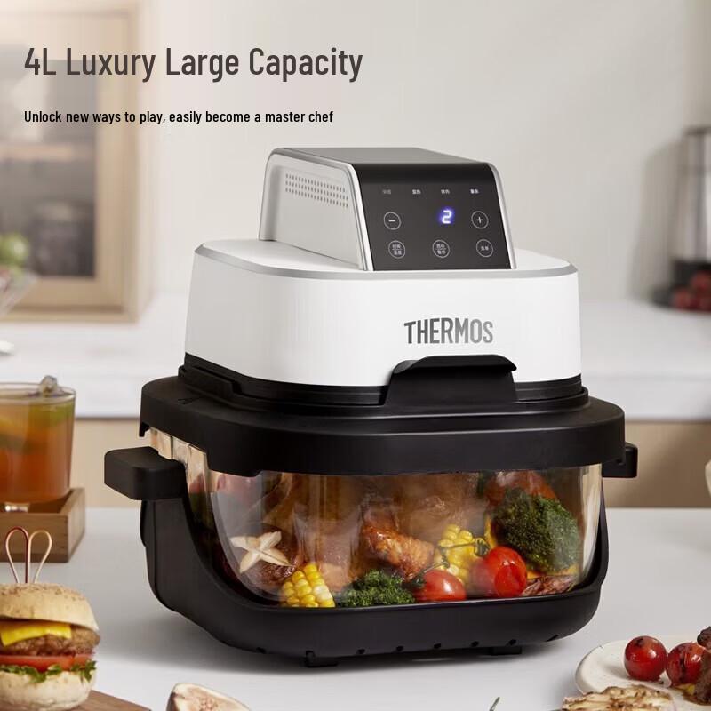 Thermos EHA-5741E 4L No-Flip Air Fryer CN plug (adapter included)