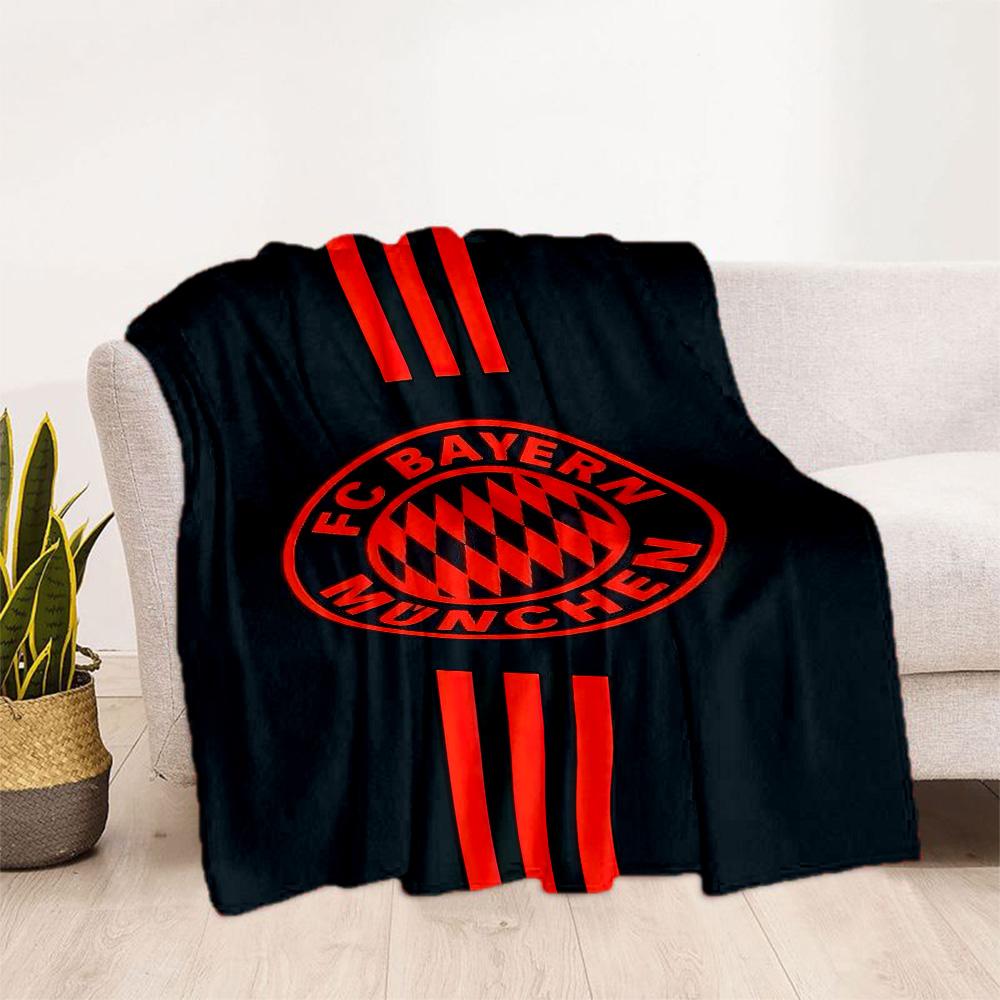 Bayern Munich Blanket Ultra-Soft Suitable for Bed Livingroom Bedding for All Seasons Stylish Decor Gift for Travel Home Birthdays