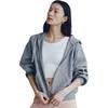 Gap X Blue And White Porcelain Capsule Series Logo Embroidered Hooded Zip-Up Sweatshirt Women Sweatshirt 2SS622001