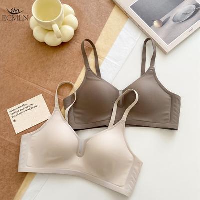 Soutiens-gorge rembourrés sans fil confortables à couverture complète pour femmes