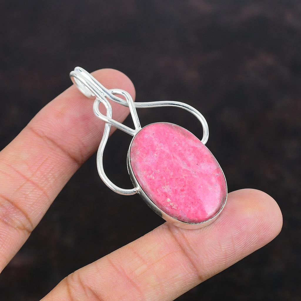 Thulitt Anheng Håndlaget Smykke Edelsten Anheng 925 Sterlingsølv Anheng Thulitt Smykker Helt Nytt Anheng Bryllupssmykker Gave Til Hennes