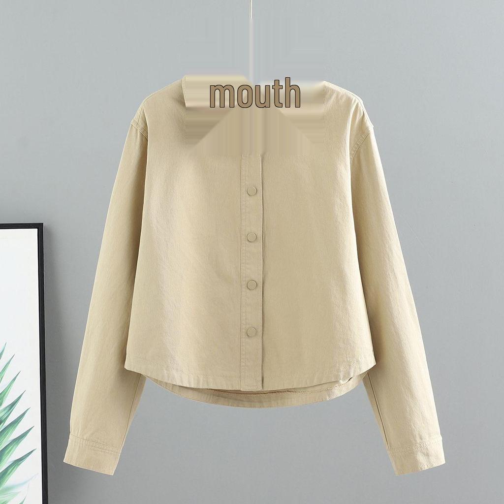 Versatile Women's Long Sleeve Denim Jacket: Loose Fit for Spring & Autumn