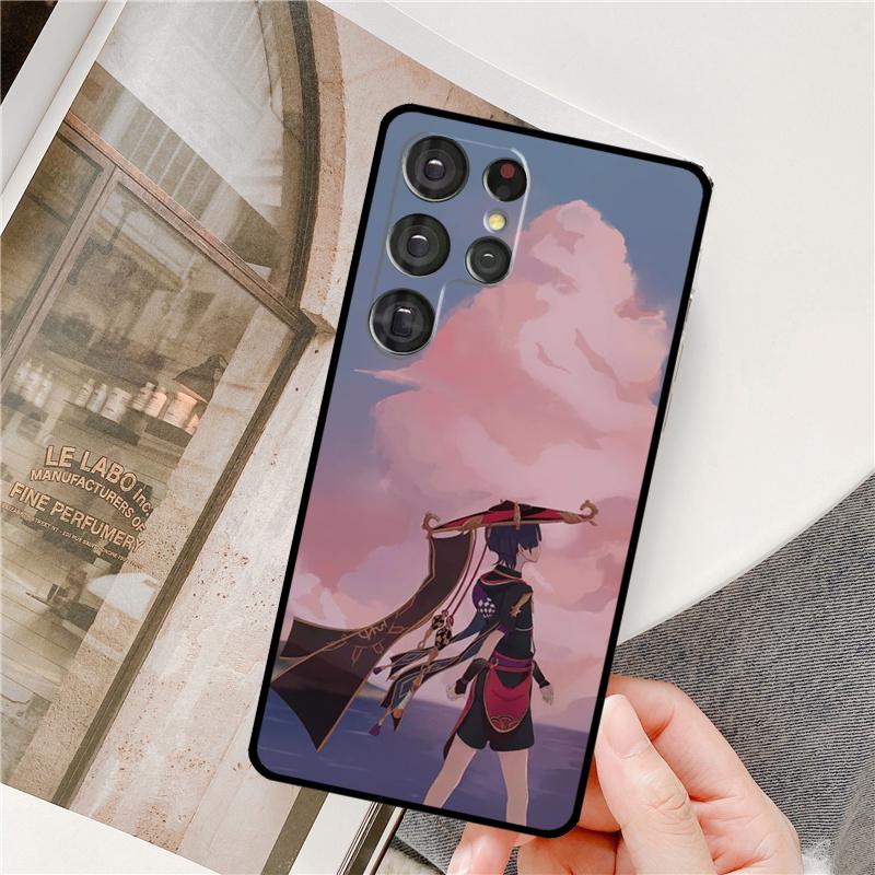 

Scaramouche Genshin Impact Phone Case For Samsung Galaxy S24 Ultra S9 S10 S20 S21 S22 S23 Plus S24 FE S25 Ultra Cover Galaxy S22