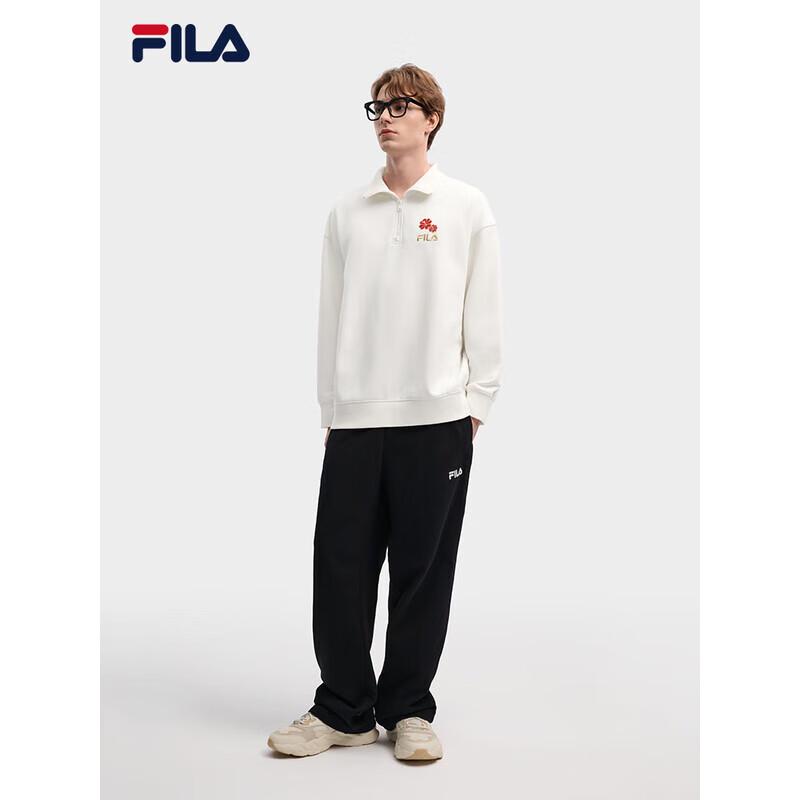 FILA Unisex Casual Knit Pullover Sweatshirt