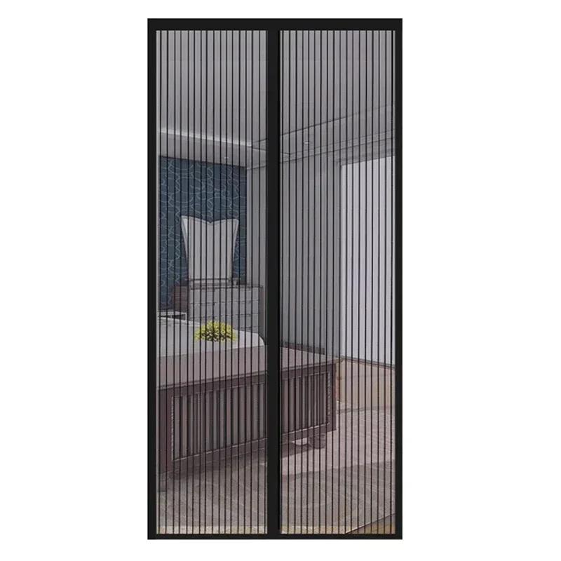 

1pc Mosquito-resistant Door Curtain Without Punching for Living Room Bedroom Dining Hands-free Mesh Window Curtain Screen 70x210cm