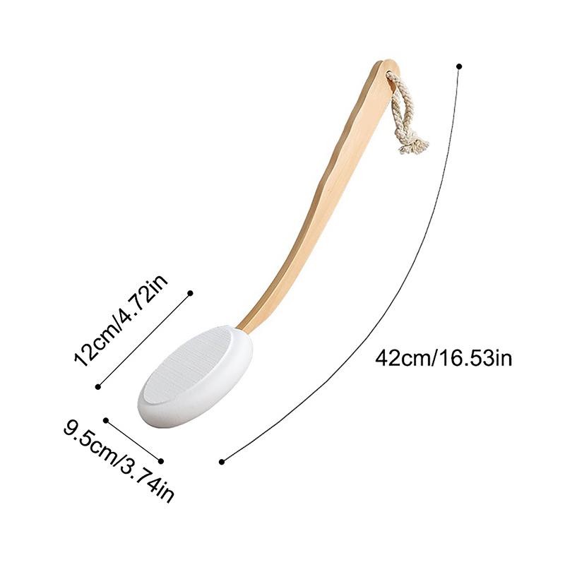 Shower Body Brush Body Scrubber Long Handle Body Brush Multi-Function Sunscreen Applicator Long Handle Body Cleaner Shower Brush