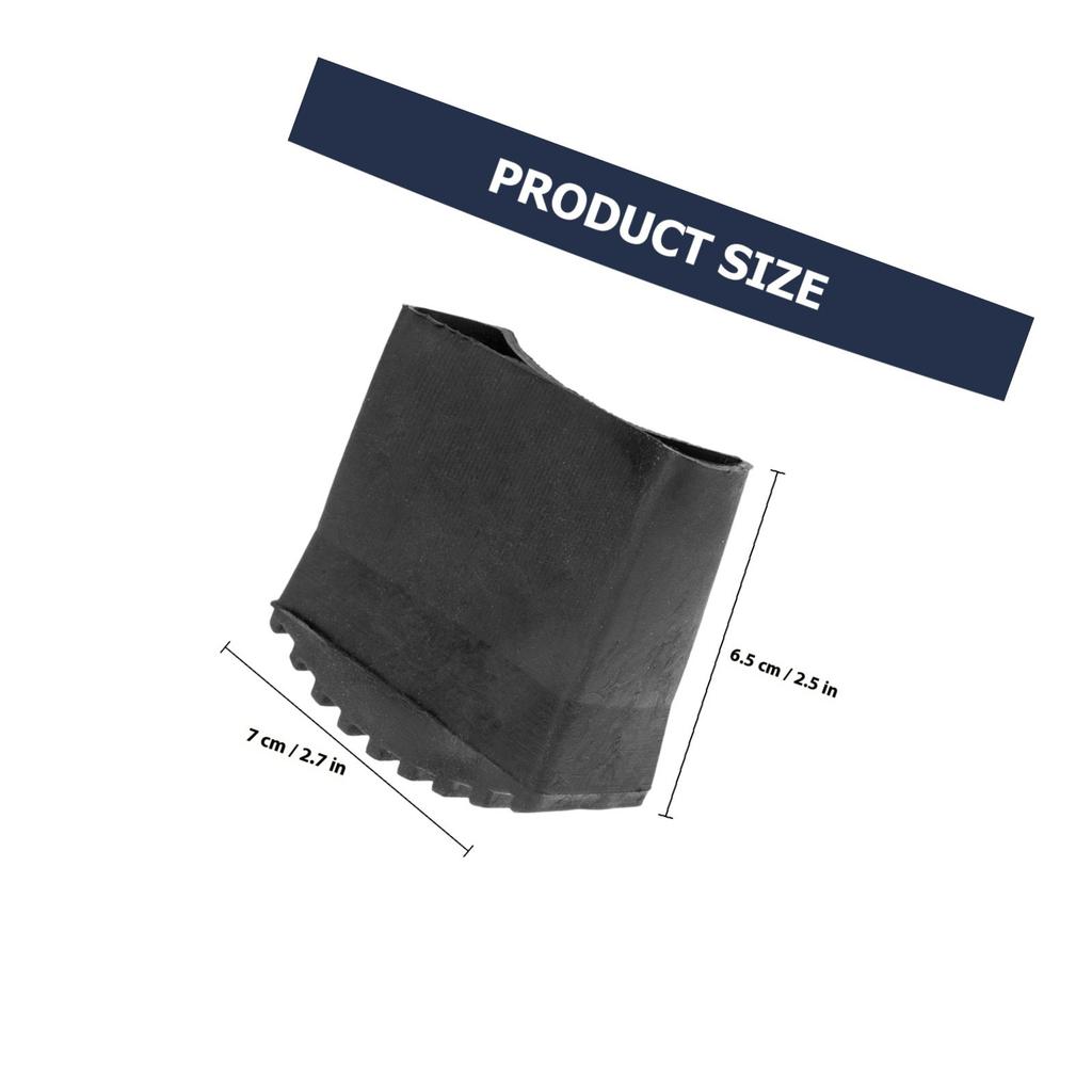 4Pcs Ladder Foot Cover Anti-Slip Rubber Mat Heavy-Duty Floor Protection Ladder Leg Caps Protective Covers for Stability Safety