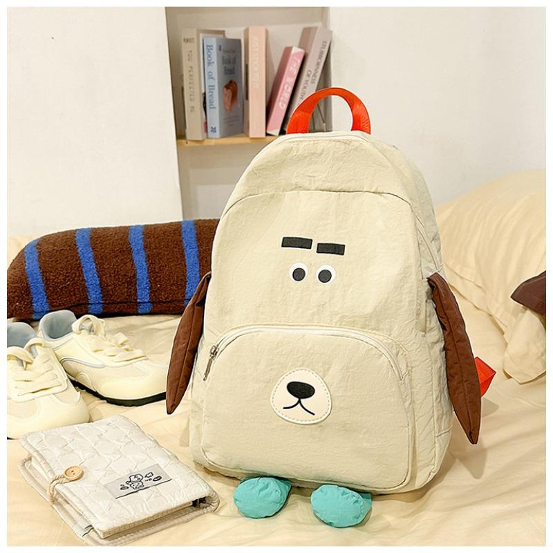 New high-value, fresh, sweet and cute puppy backpack, large-capacity backpack for primary and secondary school students